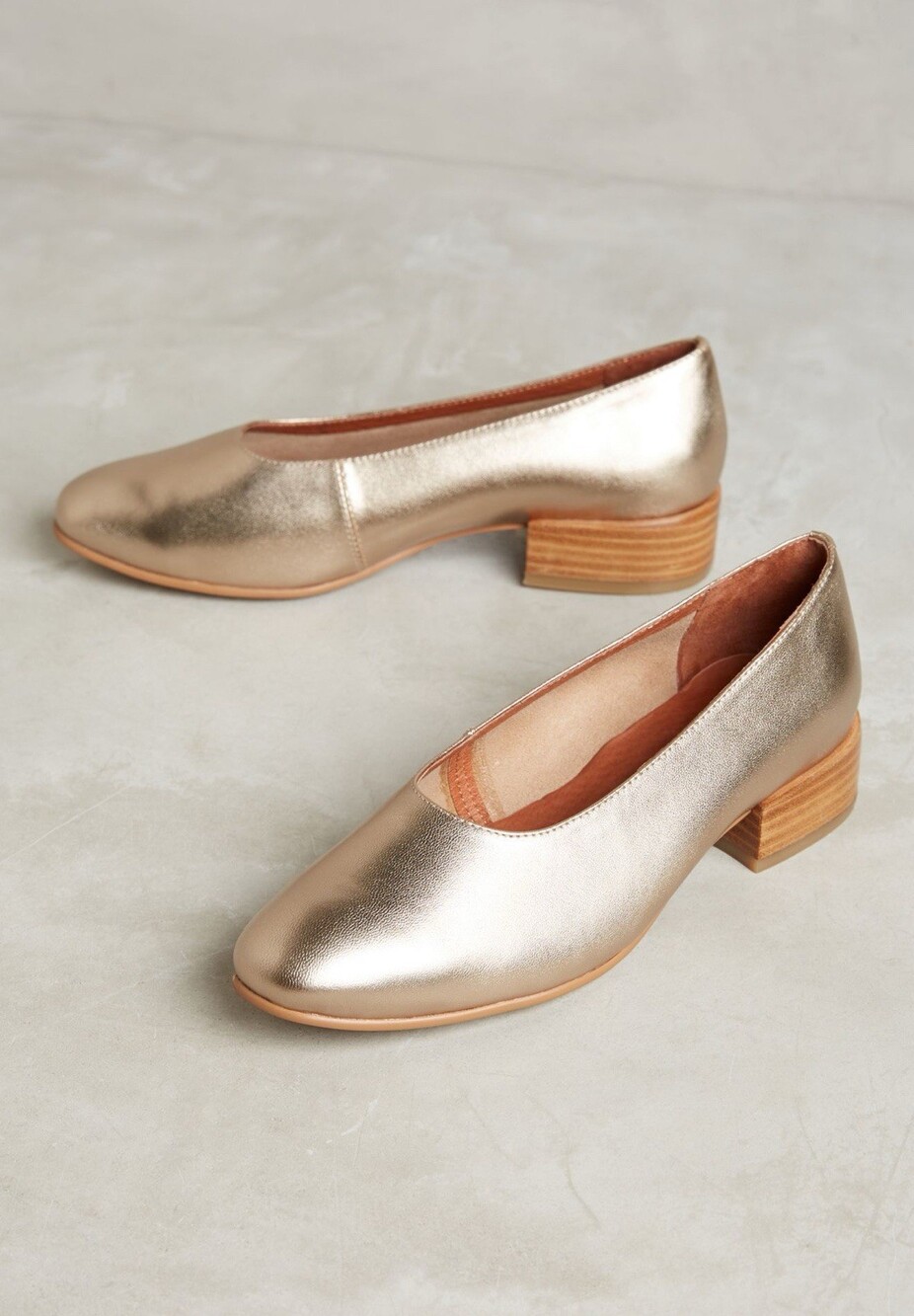 Jeffrey Campbell Luella Metallic Gold Heels